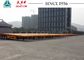 3 Axle Flatbed Trailer , 20-45ft High Bed Trailer For Carrying Bulk Cargo