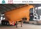 40 Cbm Four Axle Bulk Cement Tanker Trailer Big Capacity Of Carbon Steel