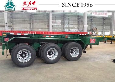 Heavy Duty 20 FT 3 Axle Skeletal Container Trailer With High Transport Efficiency
